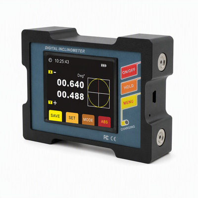 Un buen precio. Inclinómetro digital de doble eje con resolución de 0,001°, rango de medición de ±30° y LCD de visión nocturna a 64 colores en línea
